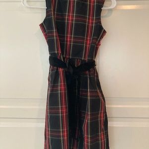 Crew cuts plad dress